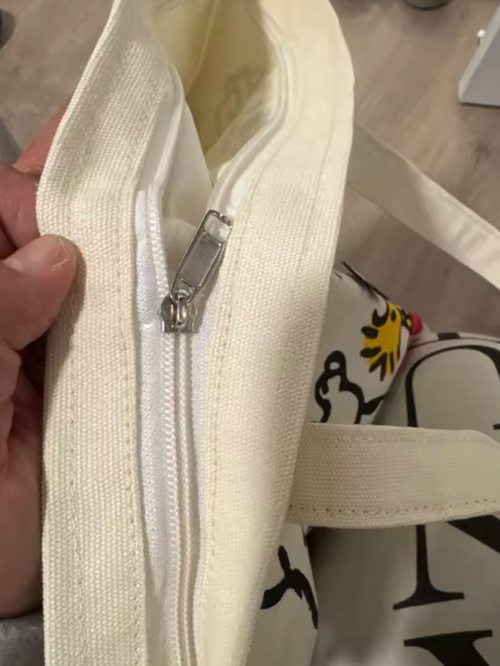 Peanuts Snoopy Canvas Tote Bag - Picture 3 of 3